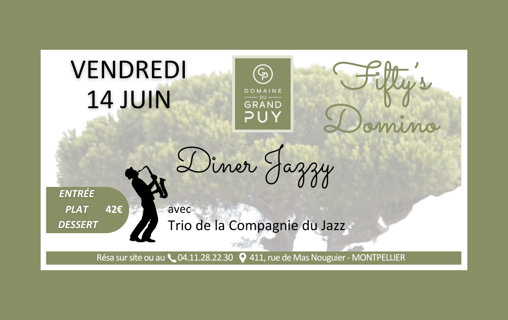 Diner Jazz musical restaurant Montpellier