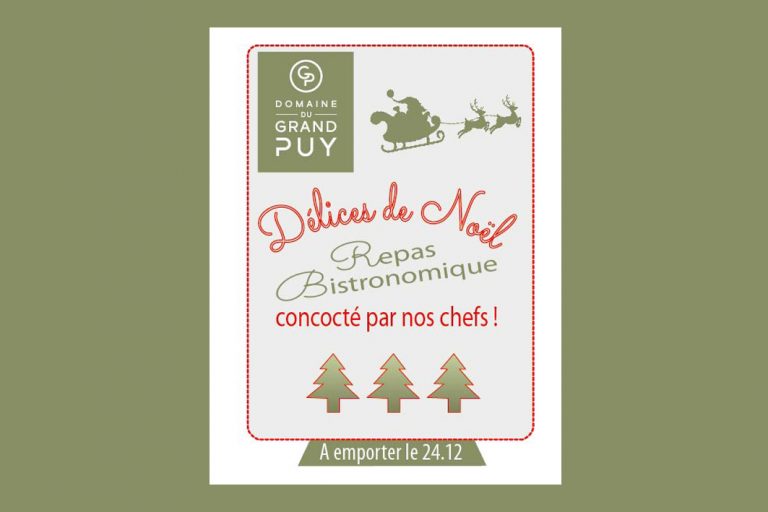 menu Noël 2020 Grand Puy